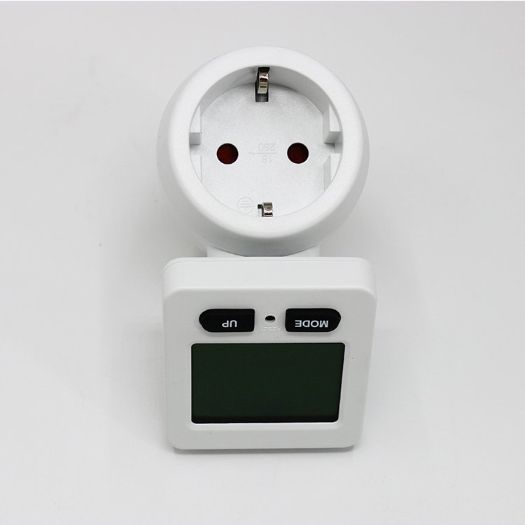 Digital Lcd Power Meters Socket EU Plug Current Voltage Watt Electricity Measuring Power Meter