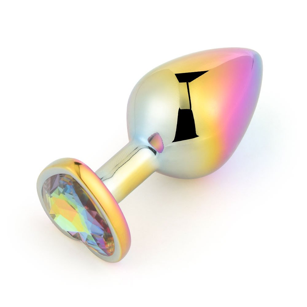 NingHao Intimate Metal Anal Plug with Crystal Jewelry Smooth Touch Butt Plug Anal Bead Anus Dilator Anal Toys