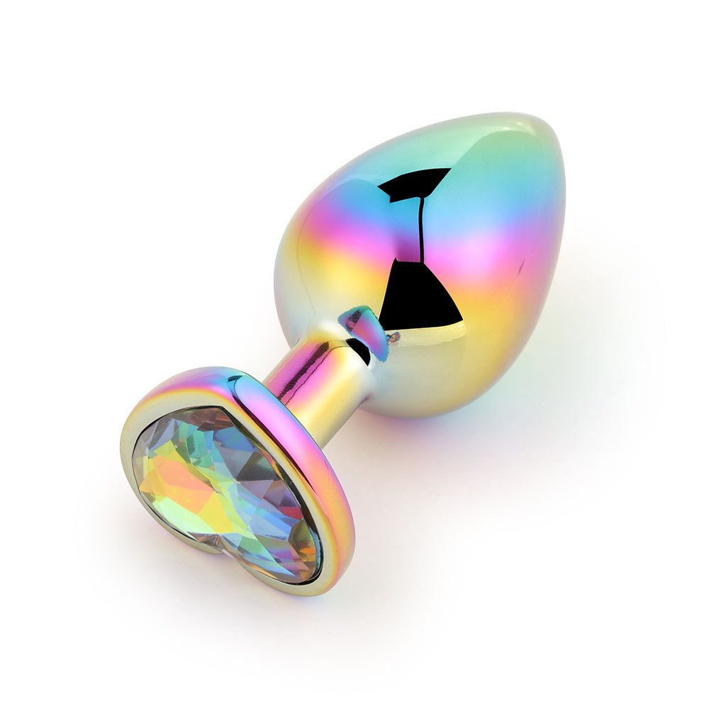 NingHao Intimate Metal Anal Plug with Crystal Jewelry Smooth Touch Butt Plug Anal Bead Anus Dilator Anal Toys