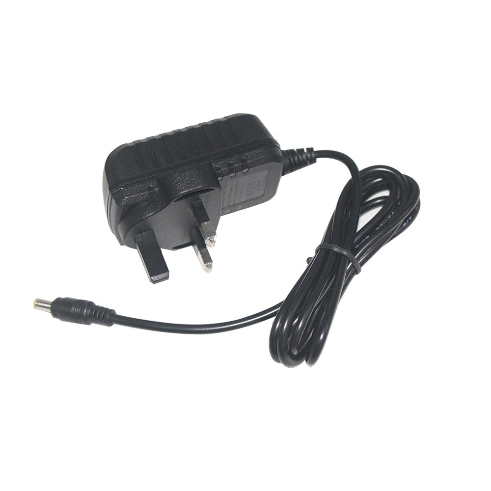 12V Plug DC Power Supply 2A AC Adapter, Compatible with 12Vdc External Hard Drive with 5 DC Connectors