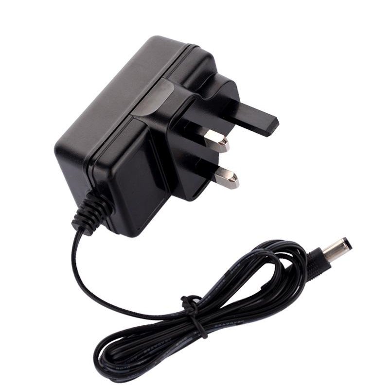 12V Plug DC Power Supply 2A AC Adapter, Compatible with 12Vdc External Hard Drive with 5 DC Connectors