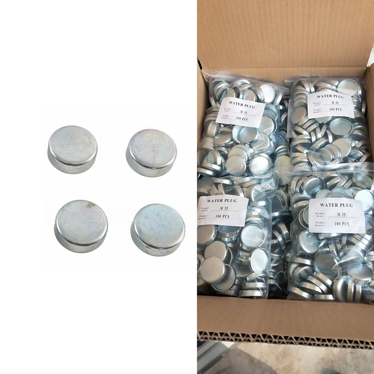 High quality water plug for engine with all size in stock