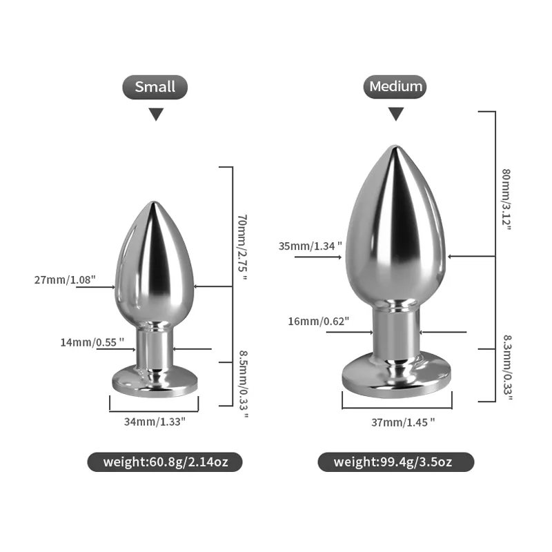 Hot Sale Woman's Adult Electric Anal Plug Sex Toy Metal Vibrator Butt Plug Hot Sale Adult Sex Toys-Vibrator Anal Plug Juguetes