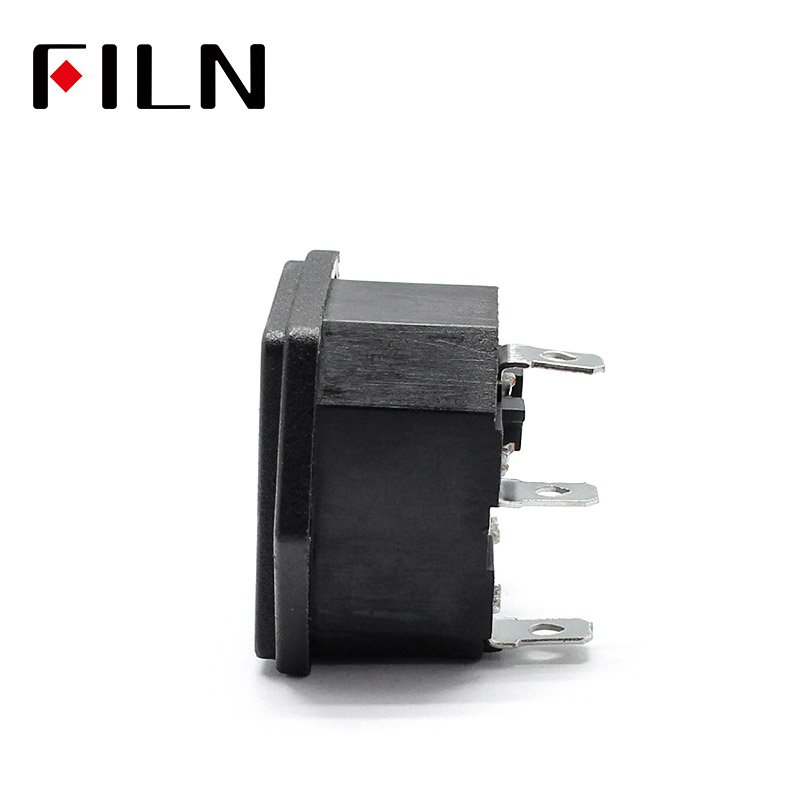 10A 250VAC 3 Pin iec320 C14 inlet connector plug AC-02 power socket 10A fuse holder socket male connector