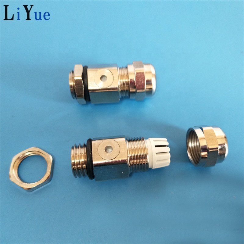 M12x1.5 Ventilation Cable Gland Breathable Waterproof IP 68 M12 e-ptfe Moisture Permeable Vent Plug with Locking Ring
