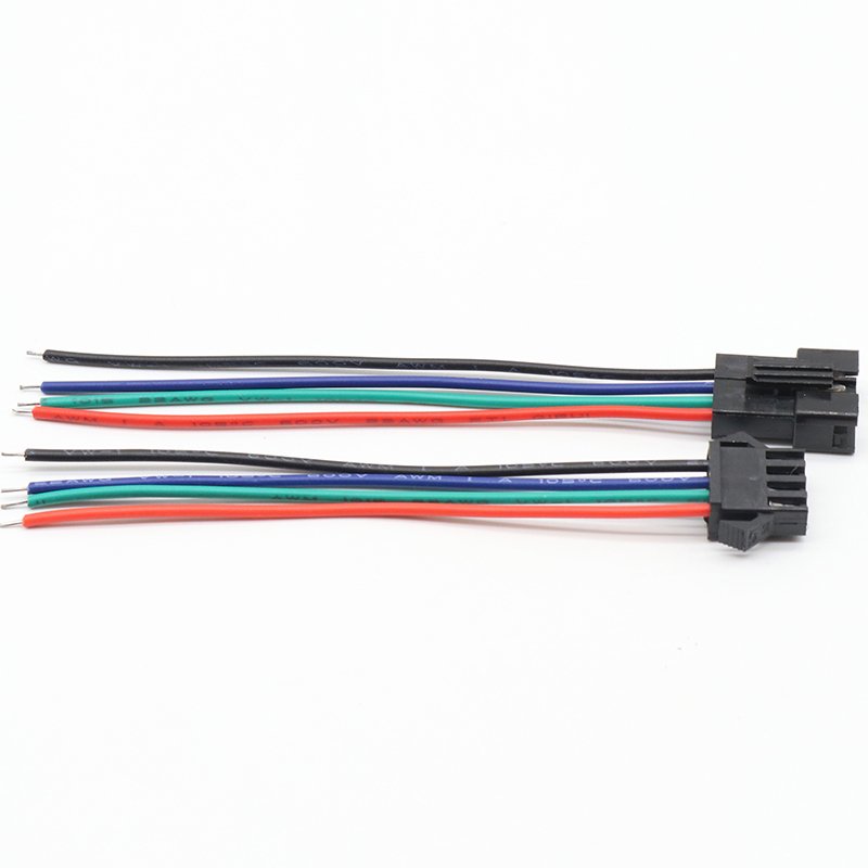 jst sm 3 pin led light male female plug electrical wire crimp terminal connector wiring harness cable adapter