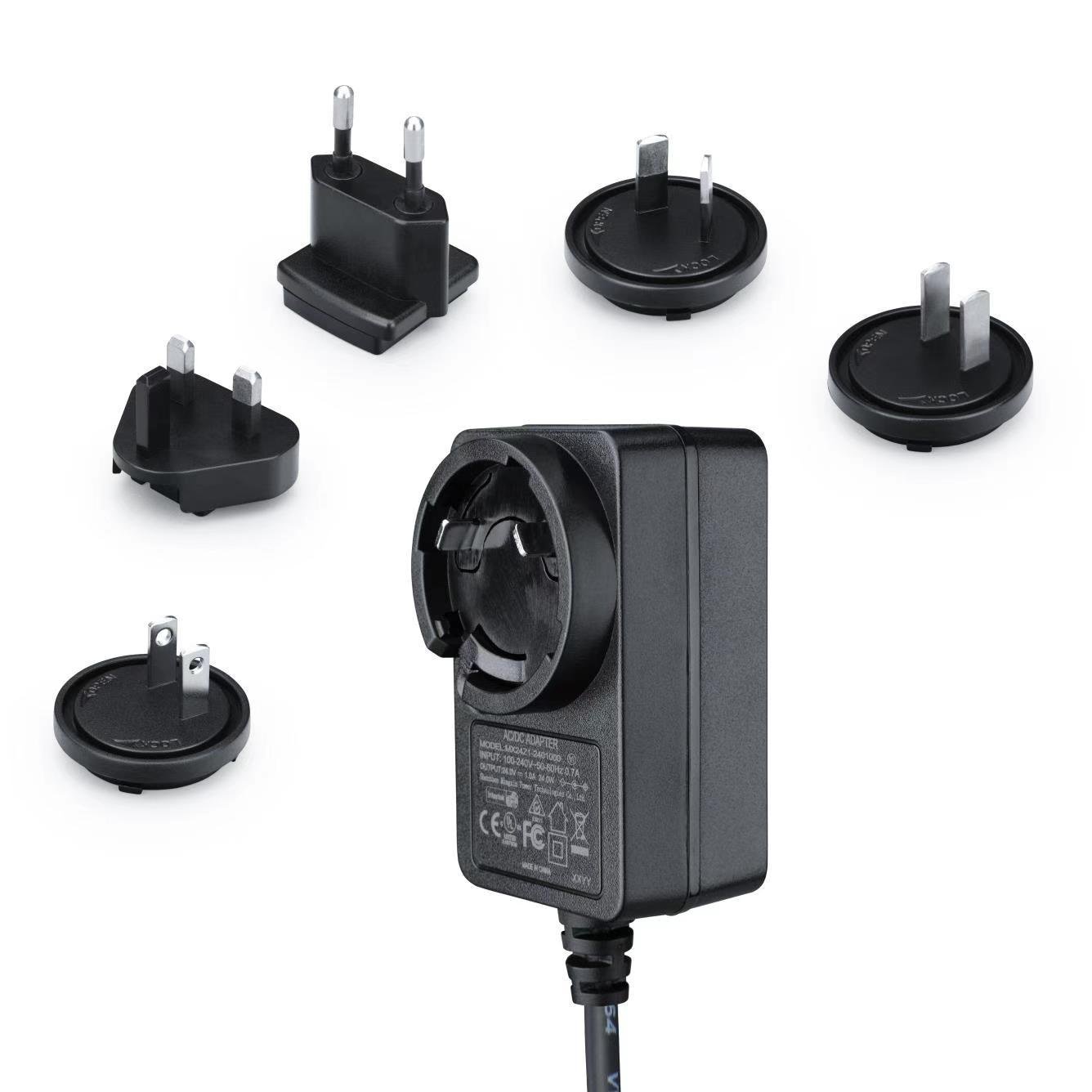 10V1A DC Power Supply with Selectable Plug for Thermal printer barcode device Dot Matrix , Scanner, pos Terminal