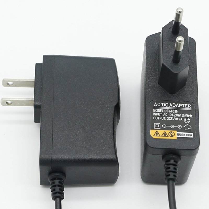 Wall Mount Power Adapter AC DC Power Supply 5V2A Wholesale American Standard/European Standard Plug 5v1a 5V1.8a High Quality 10W
