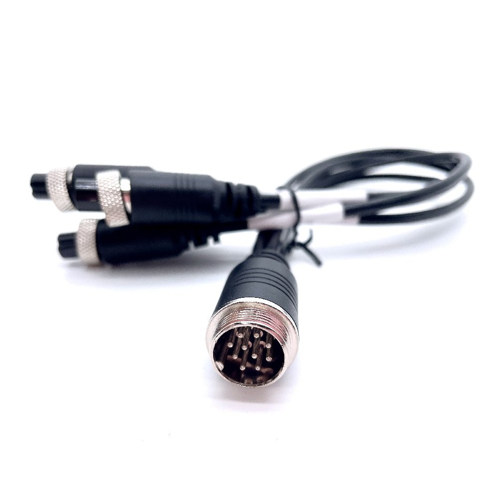 Soulin Male Gx16 To Female Gx12 aviat plug connector wiring harness One Drag Four Automobile Power Cable