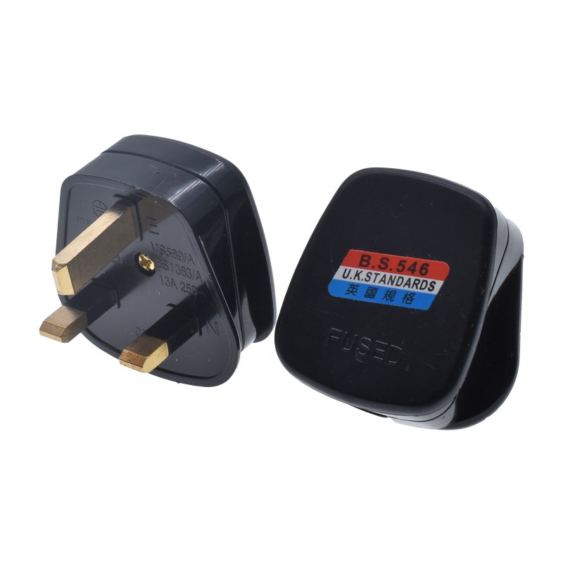 plug top 13amp High Quality UK Wireable Plug 13A 250V BS Type-G 3 pins Assemble Wire Cord Power Britain BS1363 Wiring Plug