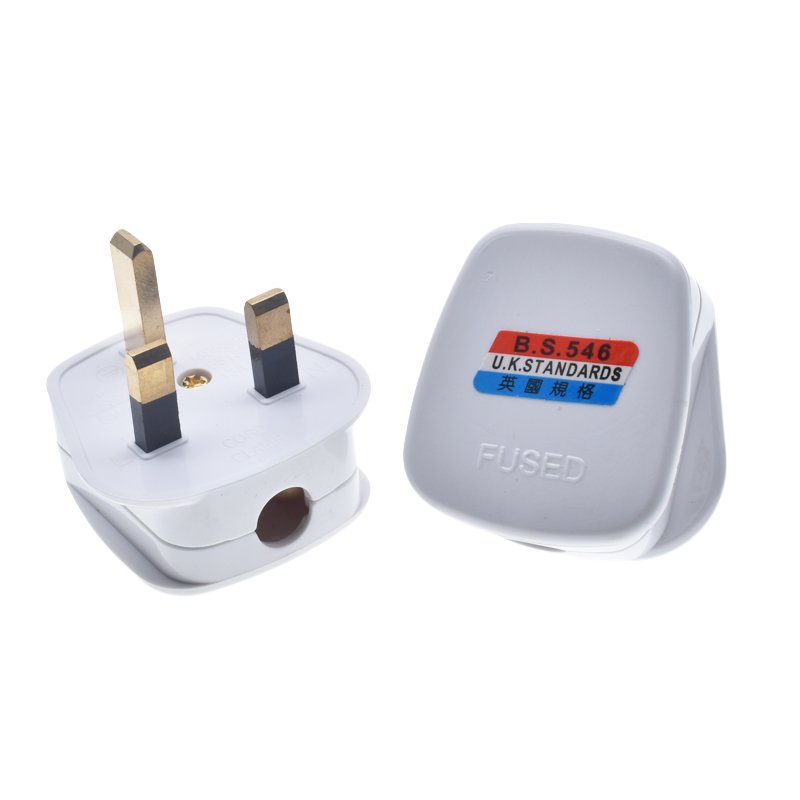 plug top 13amp High Quality UK Wireable Plug 13A 250V BS Type-G 3 pins Assemble Wire Cord Power Britain BS1363 Wiring Plug