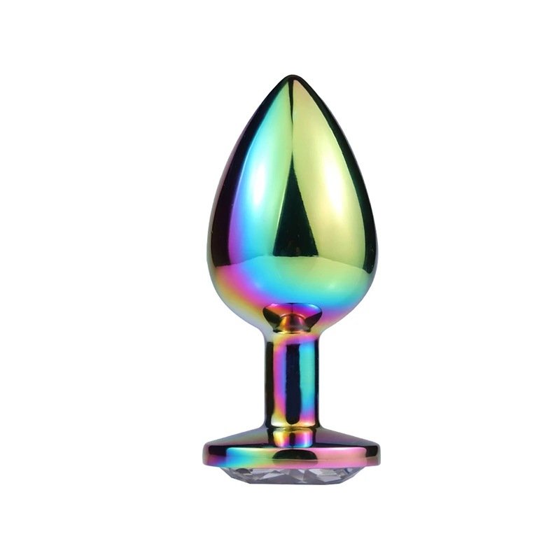 Full color Style Round-shaped Adult Butt Plug toys set Luxury Diamond Stainless Crystal Anal bead Anal Plug Sex toys For Women