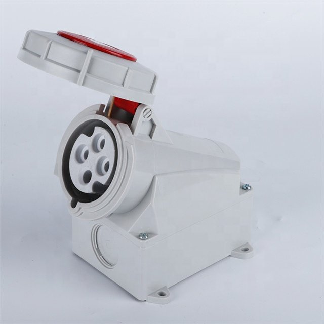 Manufacture 220v 3pin waterpoof IP67 industrial plug& socket 3 phase 16A/32A male female