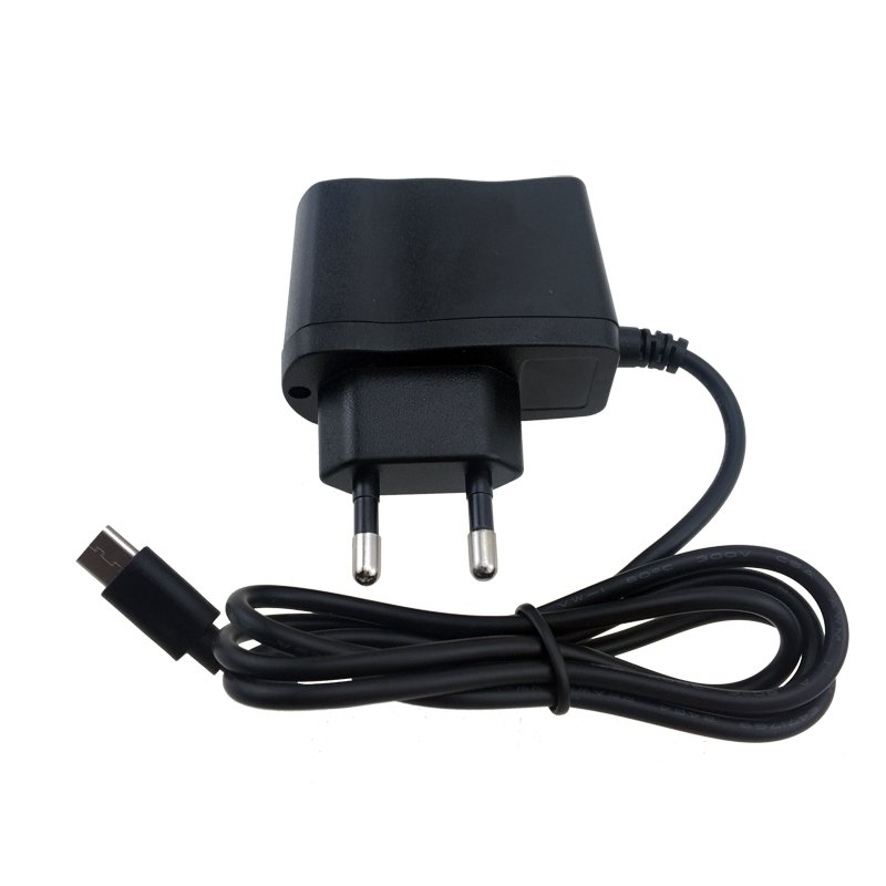 K 60950-1 100-240Vac 50/60hz dc 5v 1000ma adapter charger Korea plug 5v 1a type c power adapter 5w with led turning lights