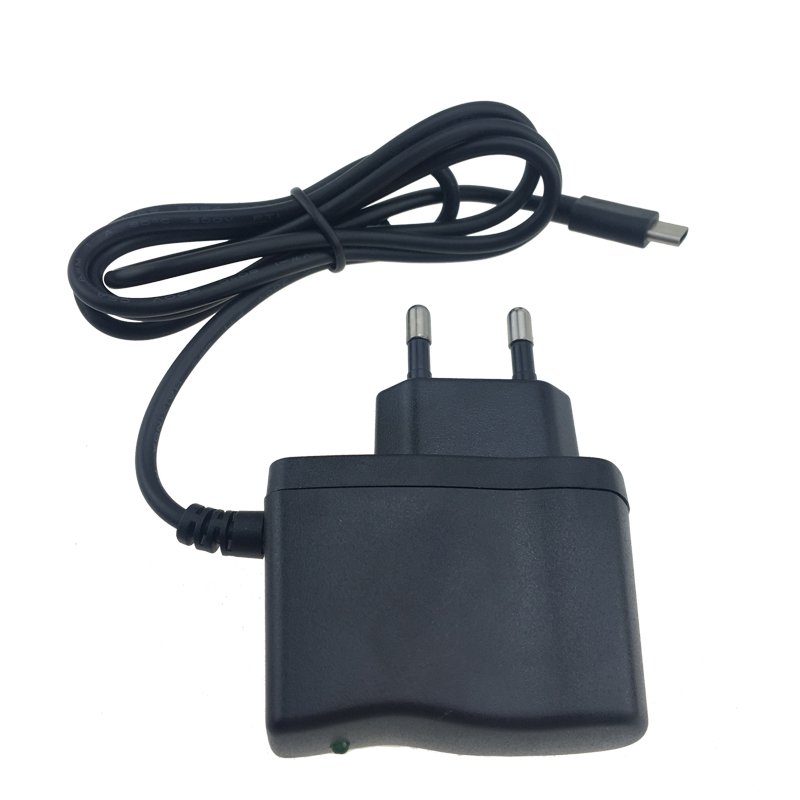 K 60950-1 100-240Vac 50/60hz dc 5v 1000ma adapter charger Korea plug 5v 1a type c power adapter 5w with led turning lights
