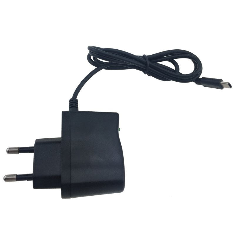 K 60950-1 100-240Vac 50/60hz dc 5v 1000ma adapter charger Korea plug 5v 1a type c power adapter 5w with led turning lights