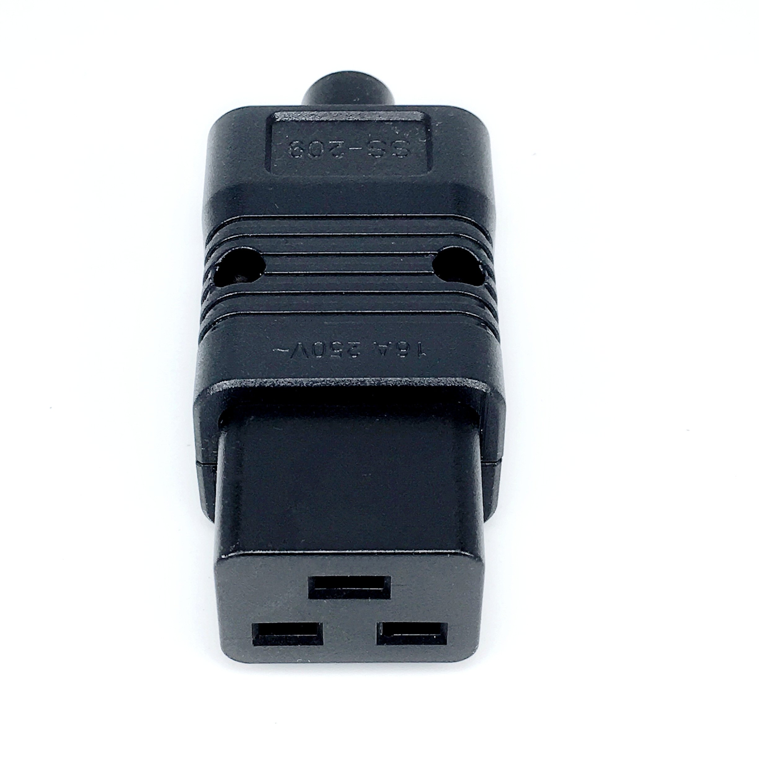 Ready to ship Universal 250V 16Amp IEC320 C20 C19 AC Electrical Power Cable Cord Connector UPS PDU Removable Wiring Socket Plug