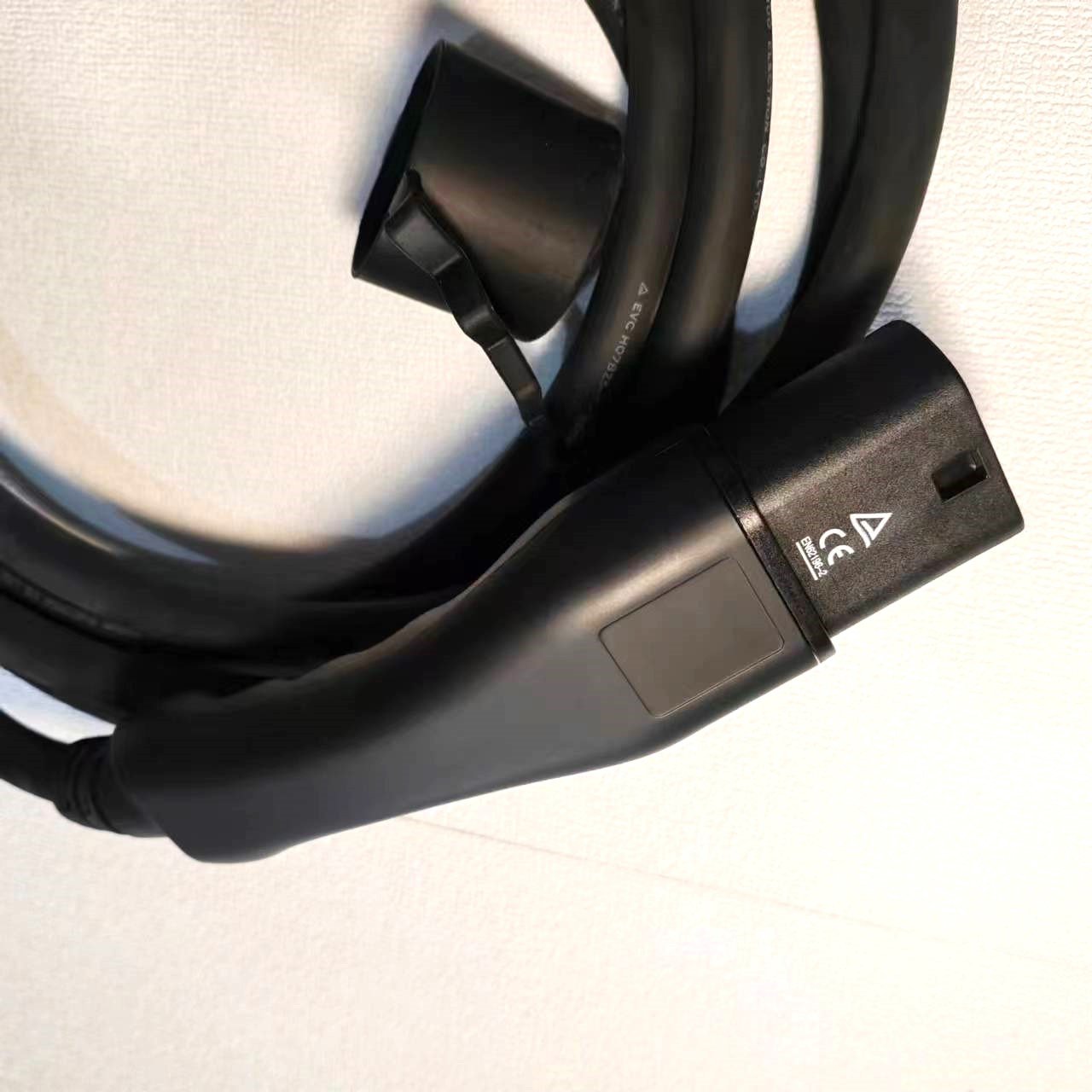 32A EV Charging Cable OEM Factory Matt Black Plug TPU Cable Type 2 to GBT