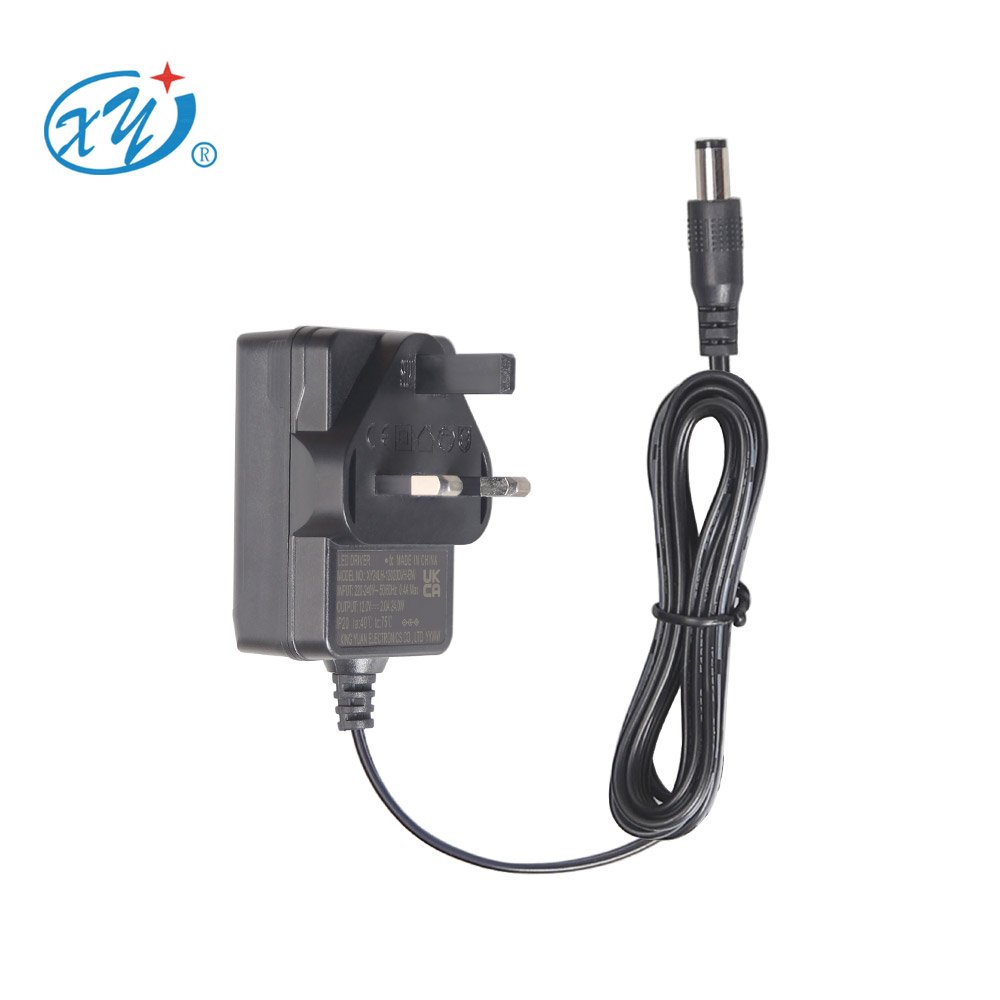 TUV CE GS UKCASwitching Power Adapter 12v2a uk plug adaptor 24w 12v wall charger 12v2a ac dc adapter for strip light set top box
