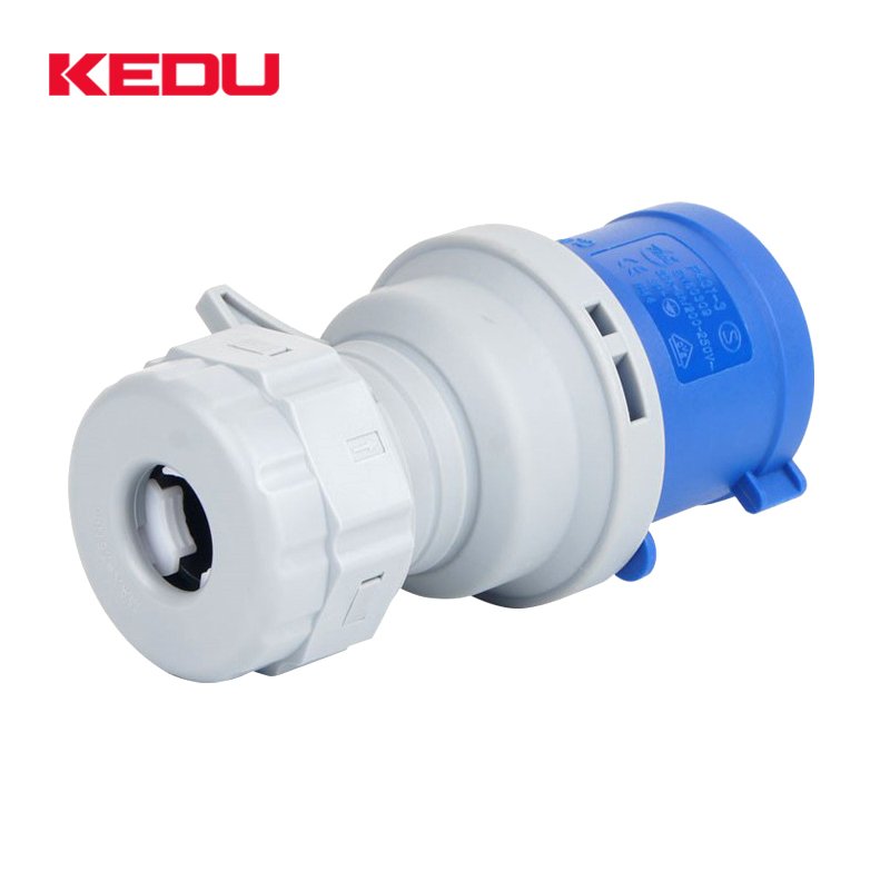 KEDU P441 P02149 16A 32A IP44 4 Pin Industrial Electrical Plug and Socket With SEMKO CE UKCA