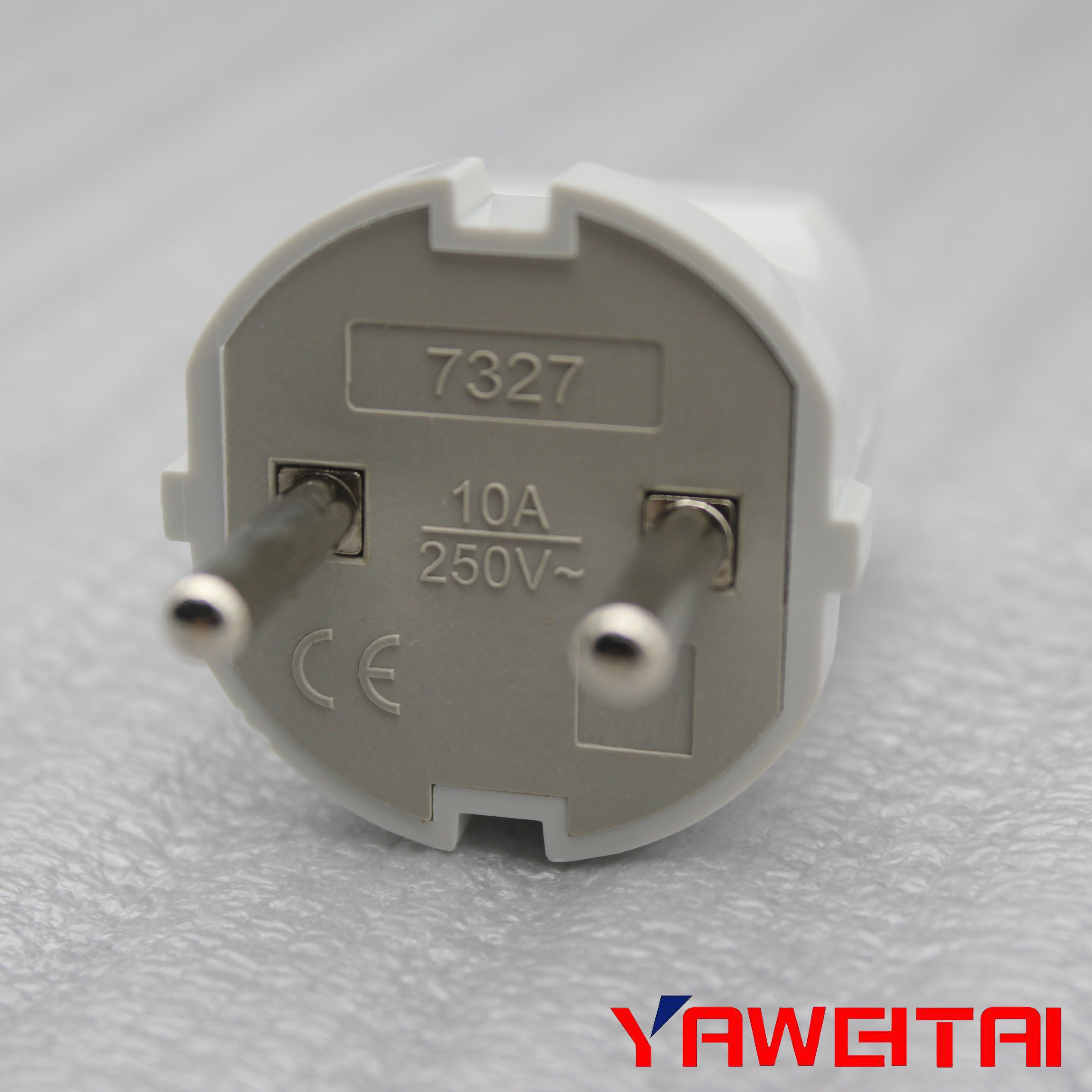 european plug electrical 2 round pin plug non-Grounding plug