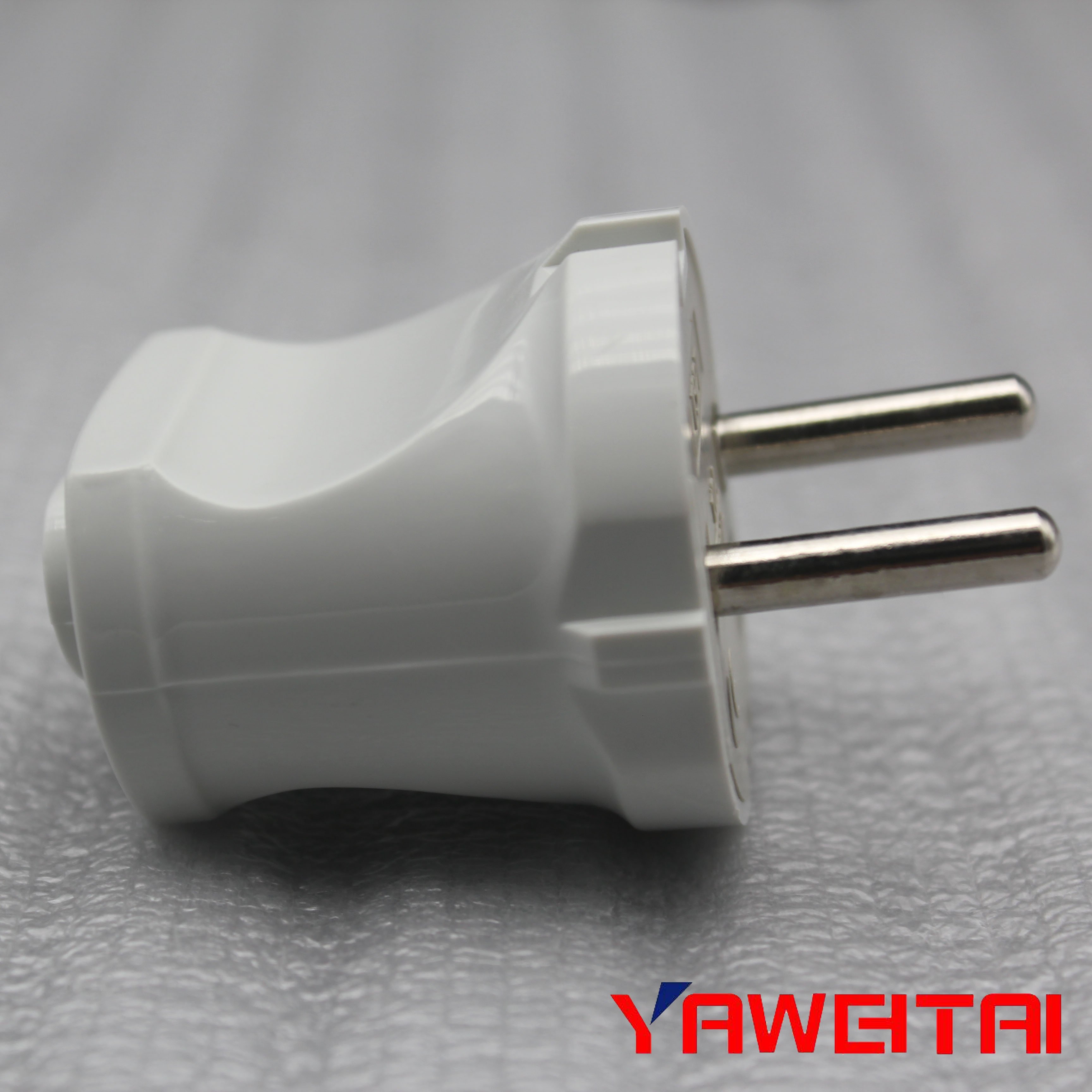 european plug electrical 2 round pin plug non-Grounding plug