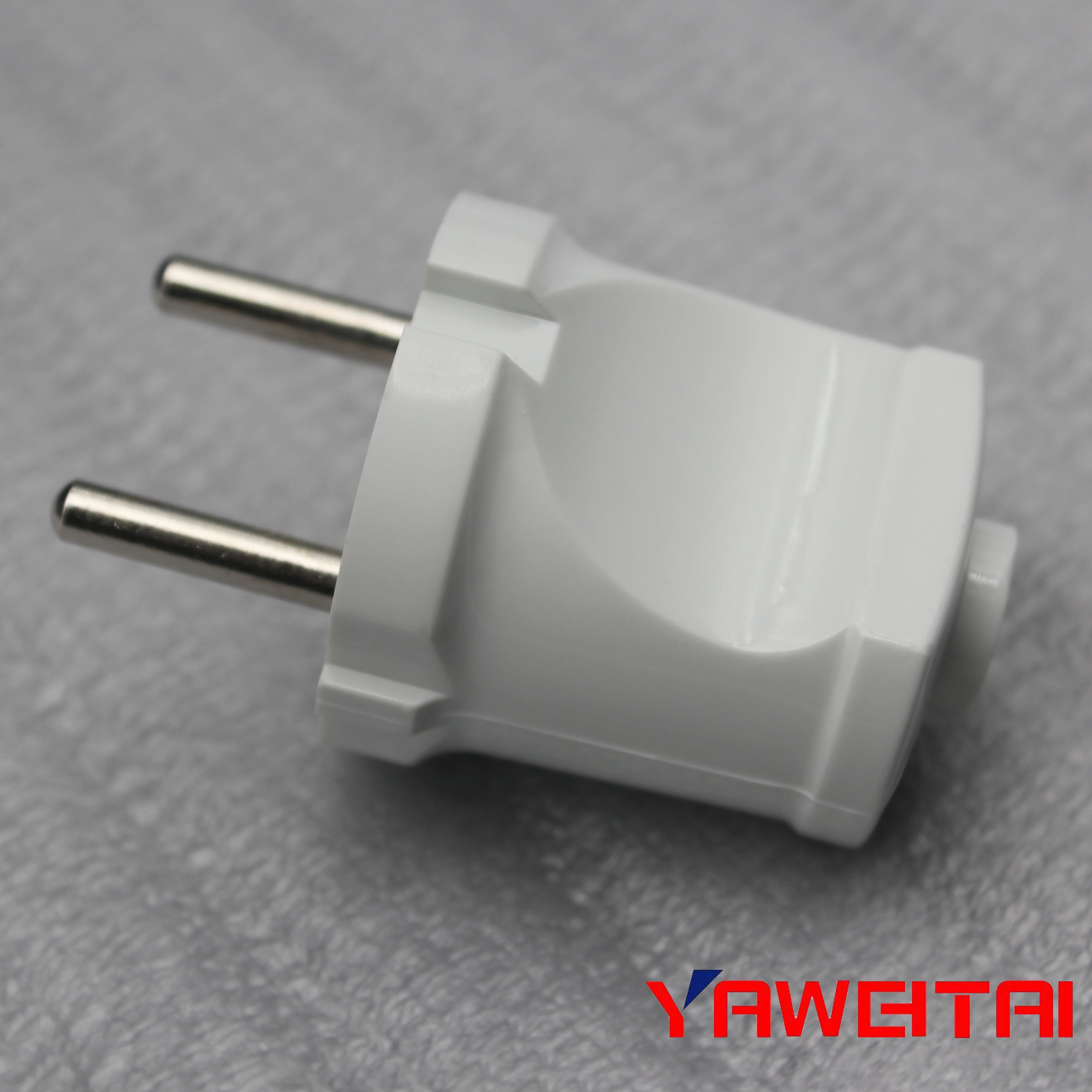 european plug electrical 2 round pin plug non-Grounding plug
