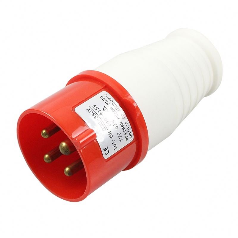 Manufacturer Industrial Plug Socket 230V 400V 16A 32A 63A 125A 3P 4P 5P 014 015 024 025 Economical Plug