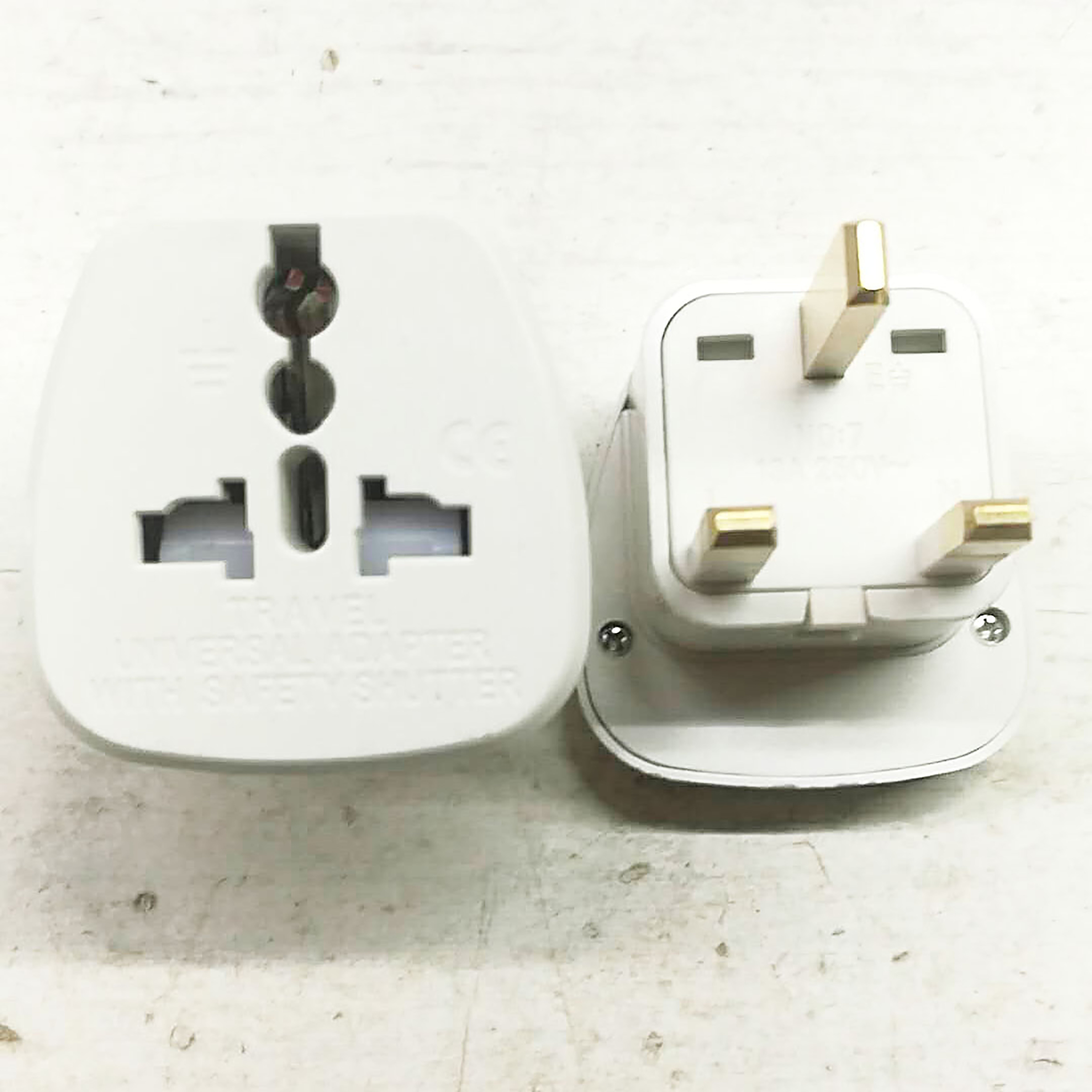 UK 3 Pin Plug Converter Travel Adapter Universal Converters Travel Adapter Wall AC Power Plug Adapter for EU