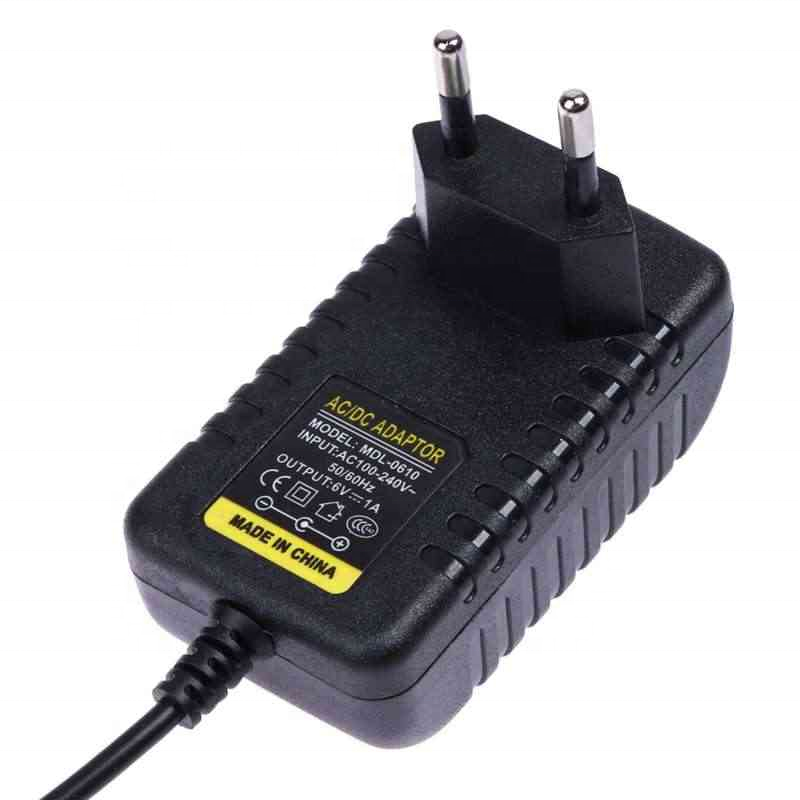 Factory sell 6V 1A universality ac to dc power adapter supply for Omron Blood Pressure Monitor Torch Led Light Worldwide