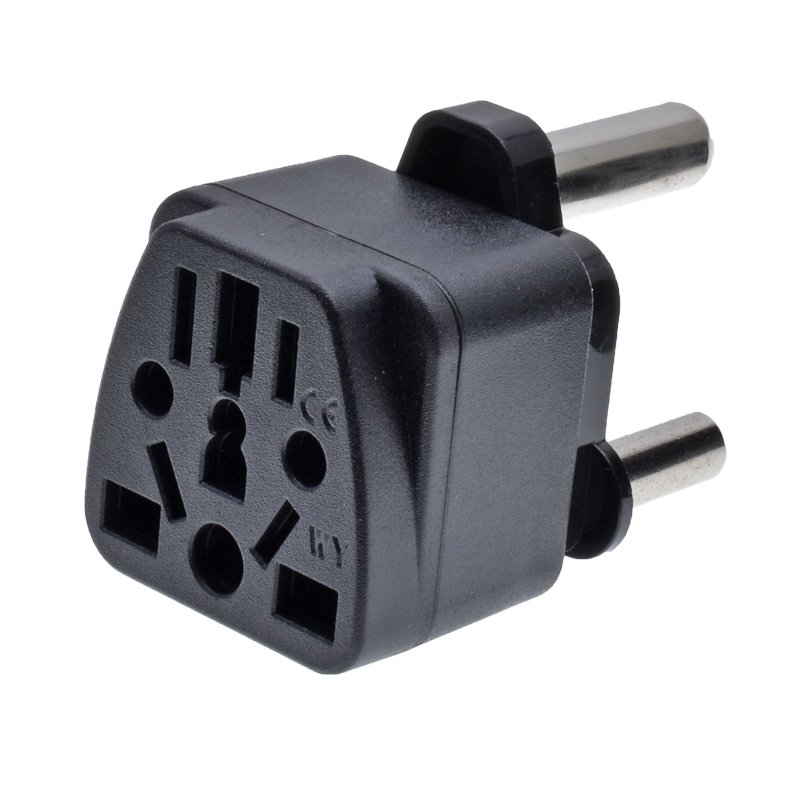 Universal to South Africa Plug Adapter 2 pins to 3 pins Type-M 13A to 16A 250V EU US UK AU to India Sri Lanka, Kenya Converter