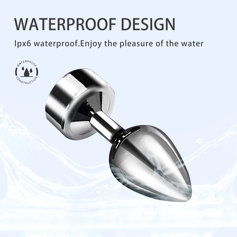 Wireless Remote Control Vibrator Metal Anal Plug Butt Anal Toy For Men Prostate Massager Sex Toys Anal Toys