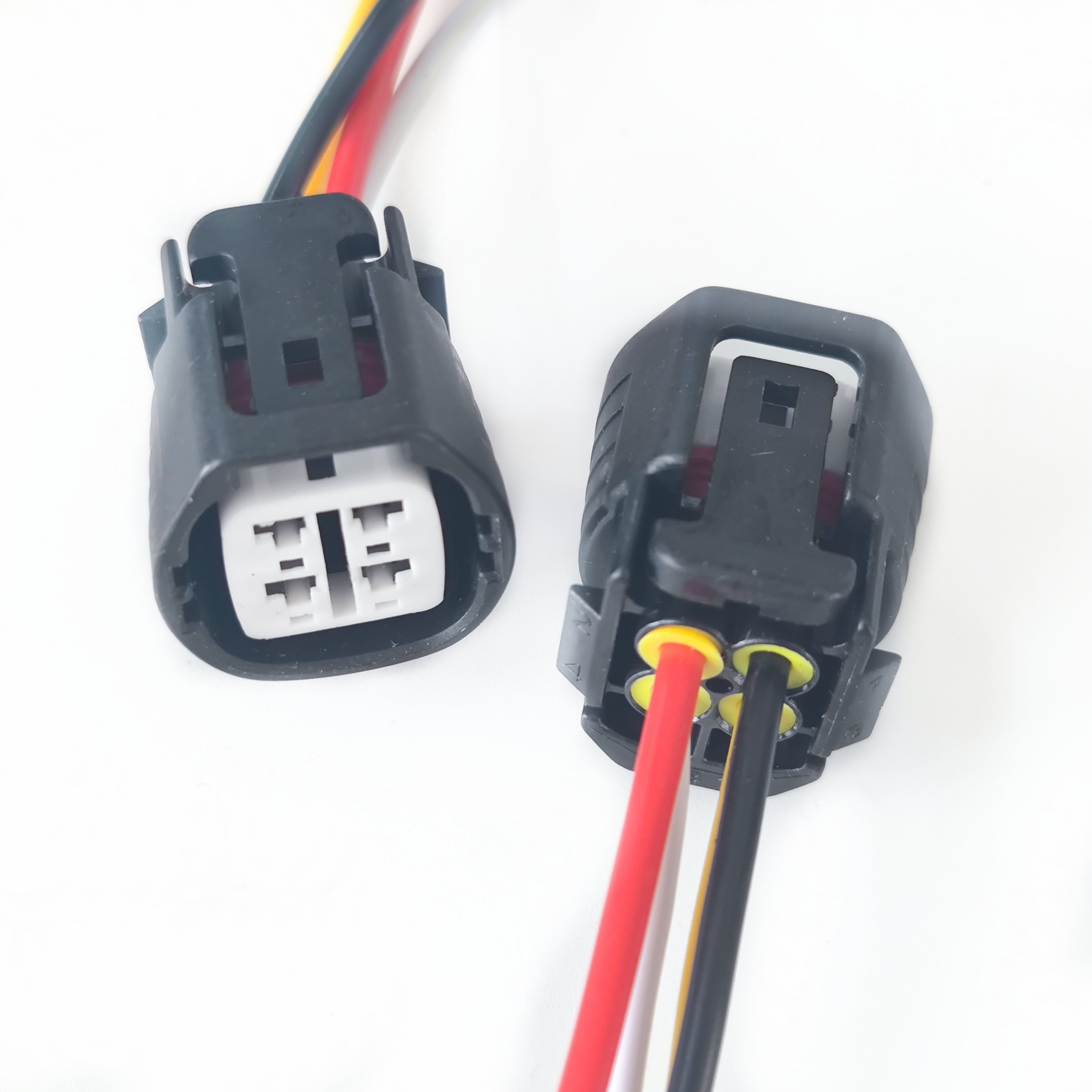 4 Way Automotive Square Alternator Plug Densos Socket Automobile Sealed Connector 90980-11964 Repair Wiring Harness for Toyota