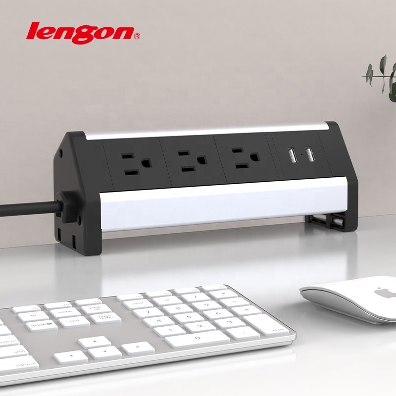 American standard 3 ways electrical plugs sockets clamp on conference table socket with usb port for cabinet