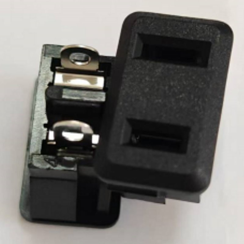 Mini American Socket 5-15R Universal 2-Hole 15A 125V Dip Welding Mini Type Female Universal Plugs & Sockets