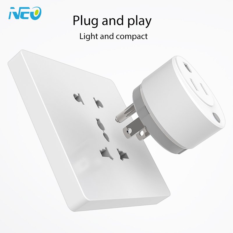 Energy-saving smart plug work with Alexa Google home Wifi Tuya Plug with Socket