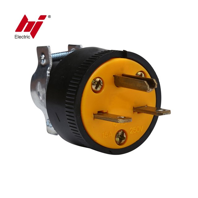 USA Certified 15 Amp 250-Volt 3 Phase Male Female Electrical Socket Plug
