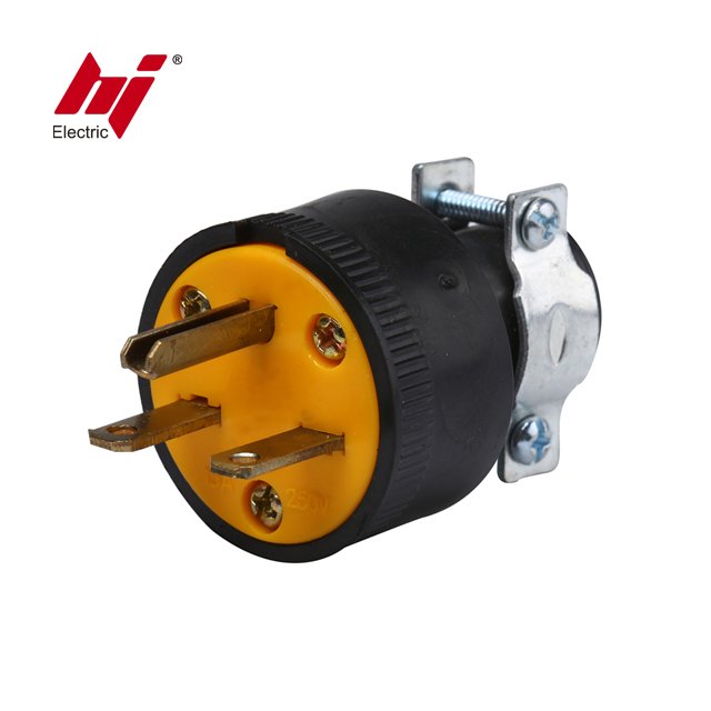USA Certified 15 Amp 250-Volt 3 Phase Male Female Electrical Socket Plug
