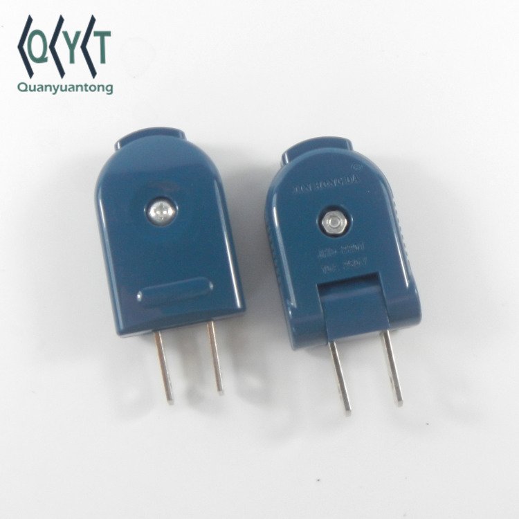 2 flat pin american standard power plug JHD-2201 International Male and Female Power Electric Plug