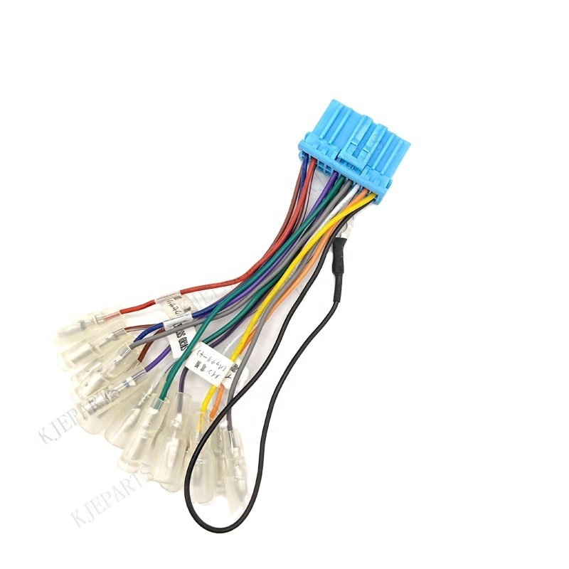 Automotive 20 Pin Plug Blue Male Connector Bullet Adapter Auto Wiring Harness Assembly For Hondas Car Harness