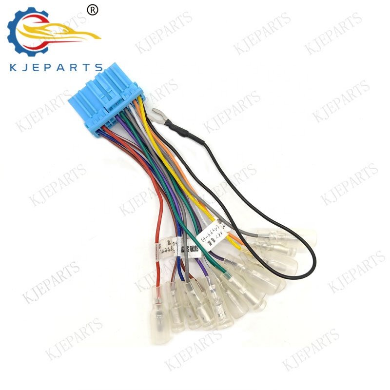 Automotive 20 Pin Plug Blue Male Connector Bullet Adapter Auto Wiring Harness Assembly For Hondas Car Harness