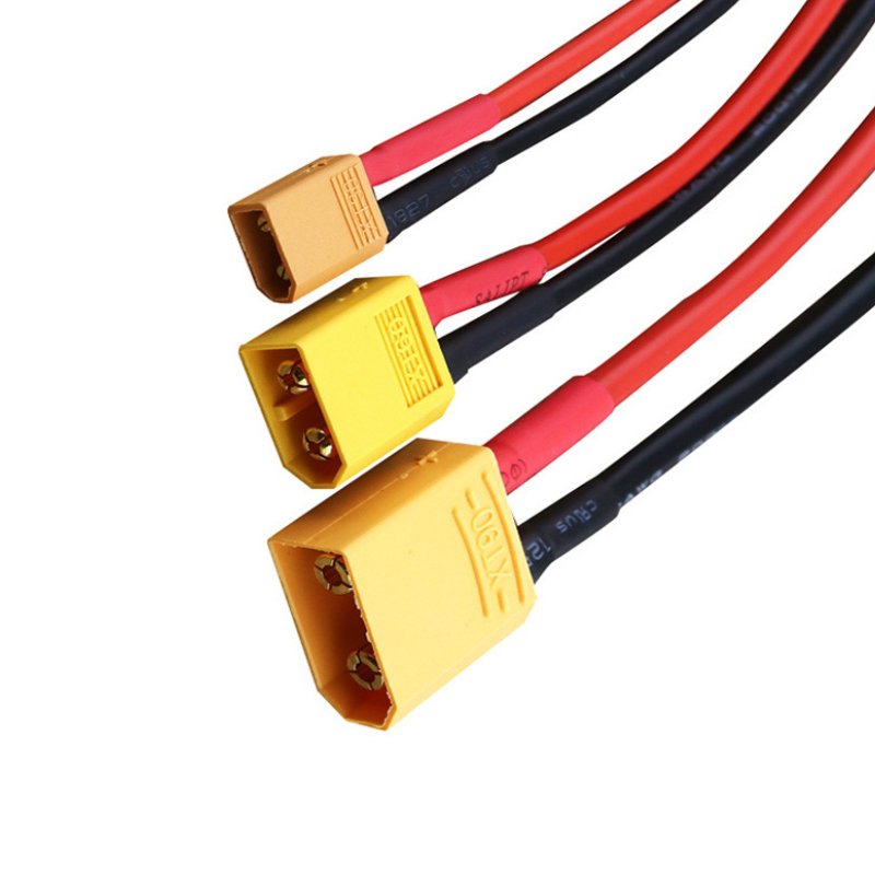 XT90 male and female connection cable Outdoor storage battery pack XT60 plug connection cable