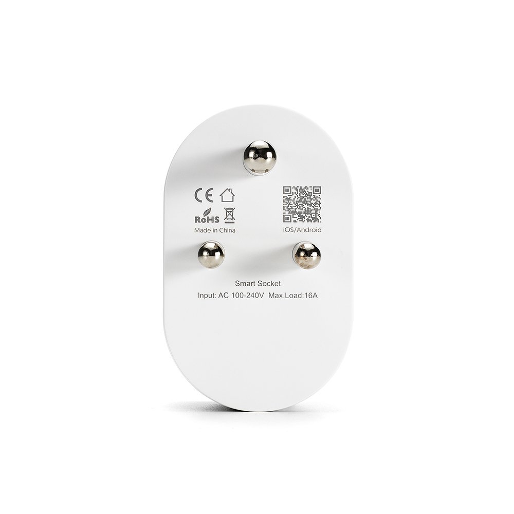 Smart Tuya Plug Smart Plug Indian Standard with Energy Monitor Timing Function WIFI Socket 16A Electrical Plug Smart Life