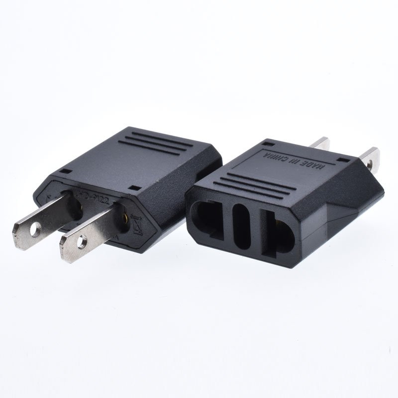 Wholesales express australia eu China to us America power adapter 6A250V Black travel charge electric plug socket