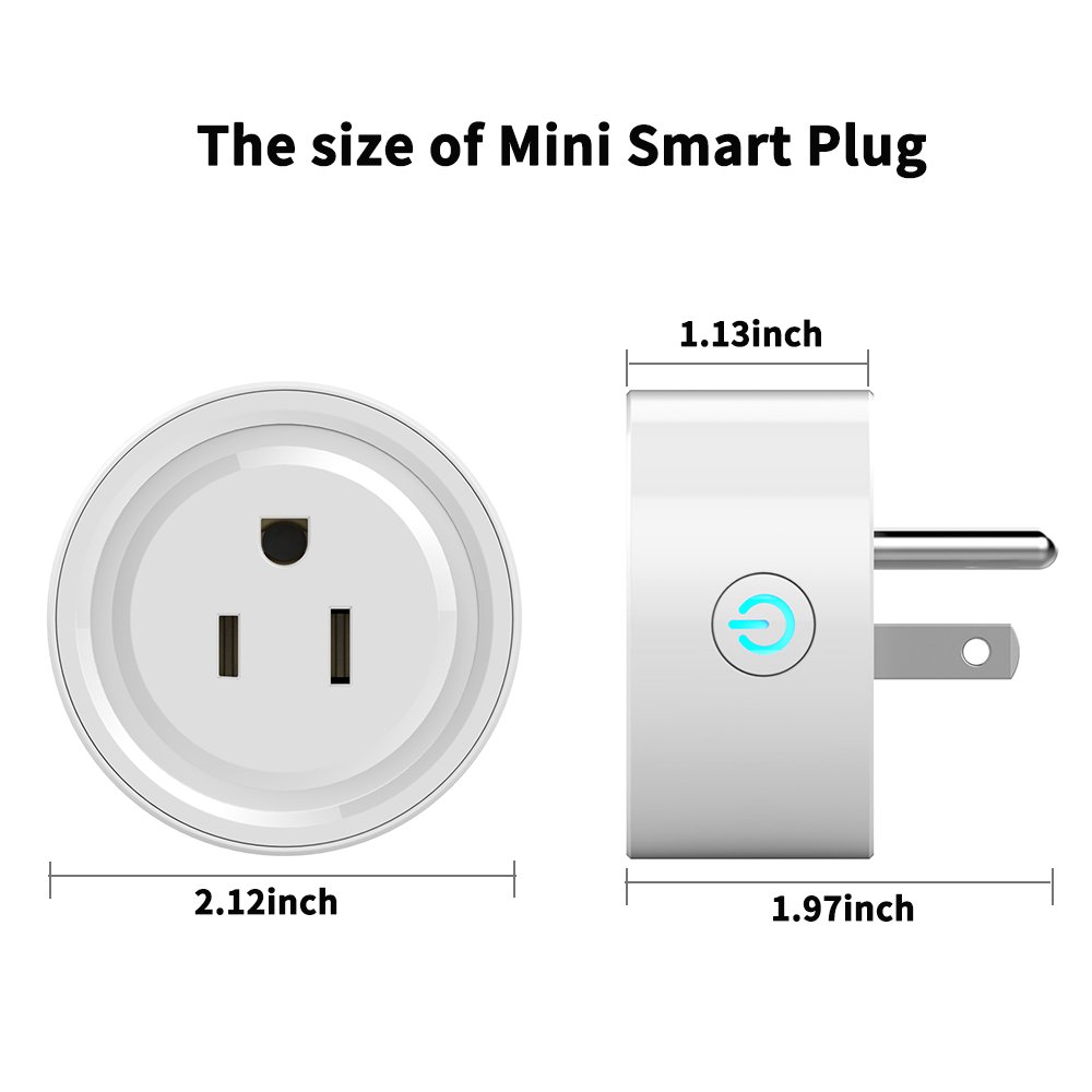 Specification LSPA6 Wifi Socjer USA Standard 10A Wifi Plug Tuya APP Alexa Remote Control Smart Plugs
