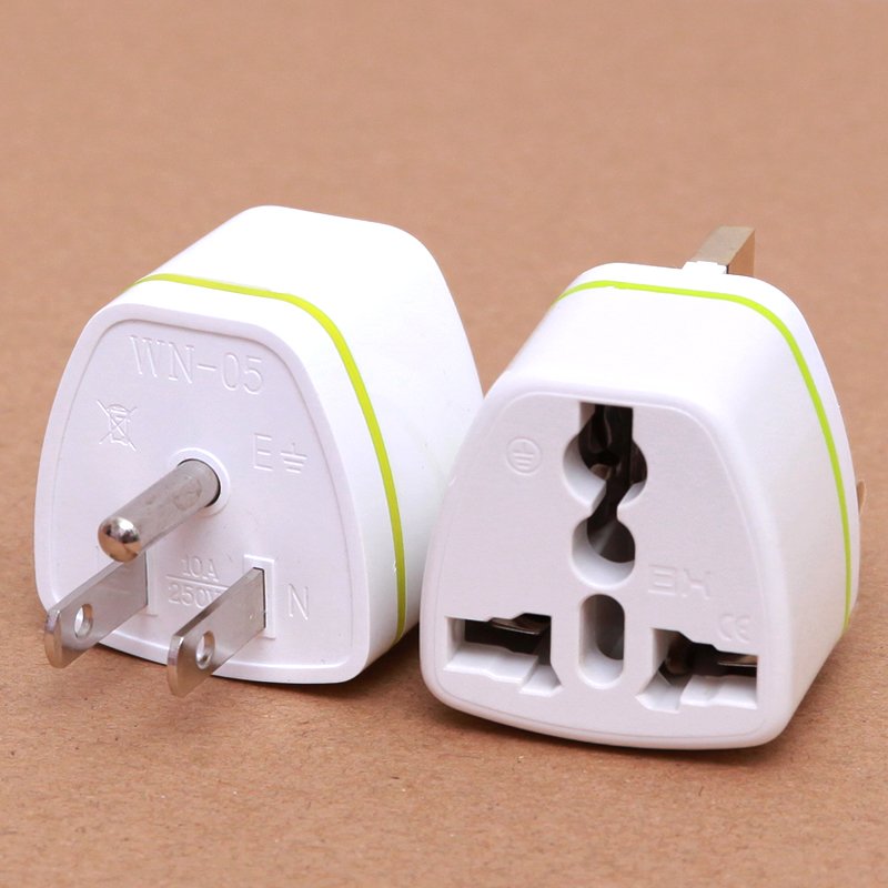 10A 2000W pure copper 3 pin Japan-US socket converter Thailand travel plug American standard adapter plug