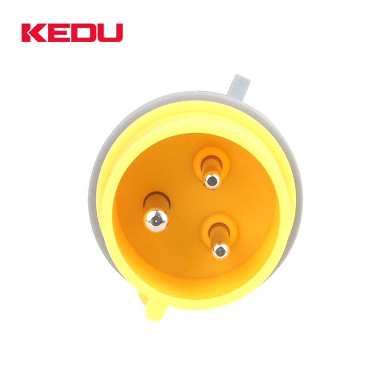 KEDU IP44 3P 32A 110V 4H 3 Pin Industrial Socket Plug
