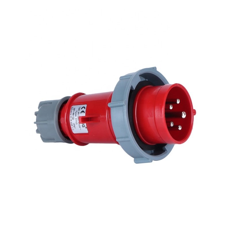 IP67 Waterproof Three Phase 5 Pin 400V 16A Industrial Power Plug