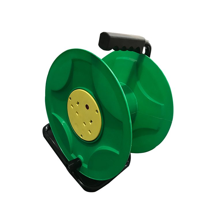 EU 3 Pin Plug H05VV-F 3G1.0mm 50m Automatic Retractable Power Electrical Extension Socket