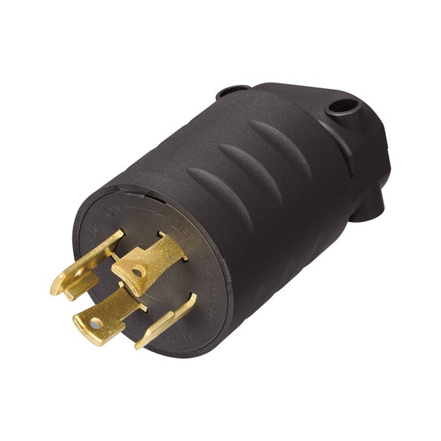 UL Listed NEMA L14-30P Generator Plug 30 Amp 4 Prong Industrial Grade Locking Male Plug Grounding Type